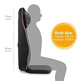 Medisana MCN Shiatsu Massageauflage, Massagesitzauflage mit 3 Massagezonen, Wärmefunktion, Rotlichtfunktion, Nackenmassage, für jeden Stuhl geeignet mit Fernbedienung - 3