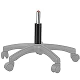 tinxs Gasdruckfeder für Bürostuhl, gerade, 22,9 cm, Eisen, 200 kg, hohe Kapazität, Standard höhenverstellbar, schwarz - 5