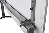 bümö Klapptisch fahrbar 160 x 80 cm - mobiler Konferenztisch klappbar & rollbar | Meetingtisch massiv mit Rollen (Ahorn) - 8