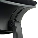 Ergotopia® NextBack | Ergonomischer Bürostuhl gegen Rückenschmerzen | Mit integrierter Lordosenstütze | Zusätzliche Kopfstütze gegen Nackenschmerzen (Schwarz) - 8