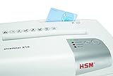 HSM shredstar X10 Aktenvernichter, Sicherheitsstufe P-4, 10 Blatt (Partikelschnitt) mit CD-Schredder - 7