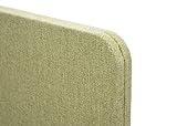 Mendler Akustik-Tischtrennwand HWC-G75, Büro-Sichtschutz Schreibtisch Pinnwand, doppelwandig Stoff/Textil - 65x60cm grün - 5