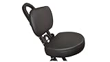 Stehhilfe Stehhocker Stehsitz Sitz Sitzhilfe Stehstütze mit 6 cm ergonomischer Polster bis 130 kg belastbar schwarz NEUHEIT - 6