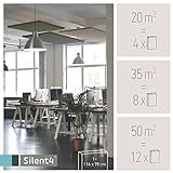 SILENT4® Schallabsorber Decke 116x78 cm Akustikbild zertifiziert vom Fraunhofer-Institut - 6