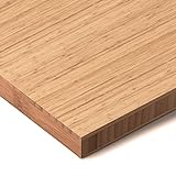 FLEXISPOT stabile Tischplatte 120x60 cm 1,9 cm stark - DIY Schreibtischplatte Bürotischplatte Bambus Spanholzplatte (Bambus, 120 x 60 cm)
