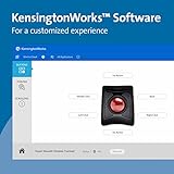 Kensington Expert Mouse, Kabellose Computermaus mit Trackball, Verbindung über Bluetooth® 4.0 LE oder USB-Nano-Empfänger mit Windows & macOS, ideal fürs Home Office, schwarz, K72359WW, 55 mm Trackball - 4