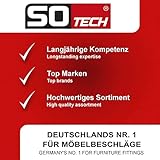 SOTECH klappbare TV Deckenhalterung DH-01-37 | klappbare, drehbare, höhenverstellbare, neigbare TV Halterung für 17-37 Zoll Bildschirmdiagonale | belastbar bis 20 kg | VESA kompatibel - 7