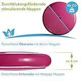 ZenOne Sports Balancekissen, orthopädisches Sitzkissen, Balance Board, Noppenkissen für aufrechte Haltung, Fitness-, Reha-, Balance- & Krafttraining, inkl. Pumpe, E-Book & Workout-Guide & -Video - 2