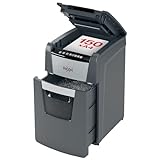 Rexel Optimum AutoFeed+ 150X Automatischer Aktenvernichter, 150 Blatt automatisch, Sicherheitsstufe P4, Partikelschnitt, für kleinere Büros, 44 Liter Abfallbehälter, 2020150XEU
