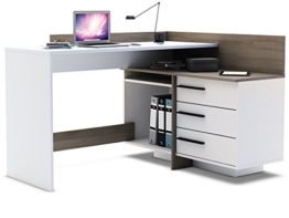 Eckschreibtisch Schreibtisch Arbeitstisch Bürotisch Computertisch "Thales" -