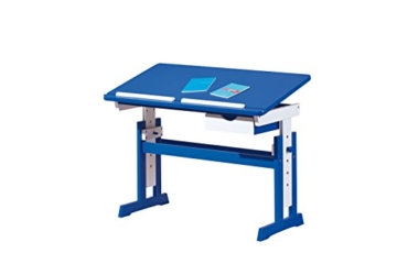 Links 40100600 Kinderschreibtisch Schülerschreibtisch Schreibtisch Kind blau verstellbar NEU -