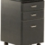 hjh OFFICE 673800 Rollcontainer EKON graphit, inkl. 3 Schübe, grundsolide Verarbeitung, optimal für Schreibtisch, Büromöbel, Schreibtisch Container, Rollkontainer Büro, Rollkontainer mit Schubladen -