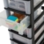 IRIS, Schubladenbox / Tischschubladenbox / Bürobox 'Organizer Chest', OCH-2021, Aufbewahrung für Schreibtisch, Kunststoff, schwarz / transparent, 35,5 x 26 x 29,5 cm - 