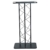 Homcom® Rednerpult Stehpult Lesepult Konferenztisch Metall Schwarz 60x40x120cm (Schwarz) - 