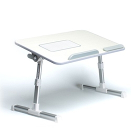Takit BT4 - Verstellbarer Laptoptisch, Tragbares Stehpult, Klappbarer Frühstückstisch, Notebookständer – Grau -