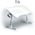 Takit BT4 - Verstellbarer Laptoptisch, Tragbares Stehpult, Klappbarer Frühstückstisch, Notebookständer – Grau - 
