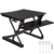 TecTake Sitz- Steh- Schreibtischaufsatz | höhenverstellbar | ergonomisch | 68x80x50 cm | Schwarz -