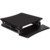 TecTake Sitz- Steh- Schreibtischaufsatz | höhenverstellbar | ergonomisch | 68x80x50 cm | Schwarz - 