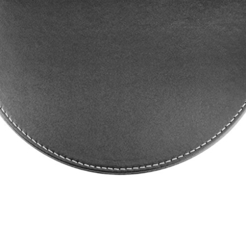 BXT® 3D Ergonomische PU-Leder Mauspad und Schwamm-Handgelenkauflage Komfortauflage Kreisförmig Mousepad Rutschfeste Unterseite Anti-Staub einfach zu reinigen - 6