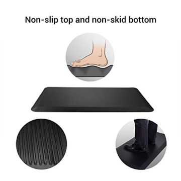 Flexispot MT1B Antimüdigkeits Komfortmatte Steh-Bodenmatte ergonomische Matte für Arbeitsplätze,Stehschreibtische, Küchen, Bad Anti-Ermüdungsschicht 100cm x 51cm x2cm - 3