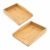 Relaxdays 5 teiliges Schreibtisch Set XXL, aus Bambus, 2 Briefablagen für A4, Schreibtisch-Organizer mit Schubladen, Visitenkartenorganizer, Ablagesystem, Natur - 9