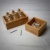 5-teiliger Bambus-Schubladen-Organizer | Set von 5 dauerhaften Holz Aufbewahrungsboxen | Verschiedene Größen | Vielseitig und konfigurierbar |M&W - 2