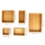 5-teiliger Bambus-Schubladen-Organizer | Set von 5 dauerhaften Holz Aufbewahrungsboxen | Verschiedene Größen | Vielseitig und konfigurierbar |M&W - 4