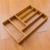 Corwar Bambus Schublade Organizer Holz Utensil Besteck Küche Schublade Box Halter realistic - 7