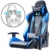 GTPLAYER Gaming Stuhl Bürostuhl Gamer Ergonomischer Stuhl Einstellbare Armlehne Einteiliger Stahlrahmen Einstellbarer Neigungswinkel Blau - 3