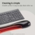 Kensington ergonomische Handgelenkauflage für Tastatur, bequeme Duo-Gel-Handgelenkstütze, geeignet für ganze Gaming-Tastaturen für Komfort am Computer, Laptop, Büro, PC, Zuhause, rot/schwarz, 62402 - 4
