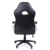 SONGMICS Gamingstuhl, Racing Chair, Schreibtischstuhl mit hoher Rückenlehne, Bürostuhl, höhenverstellbar, hochklappbare Armlehnen, Wippfunktion, für Gamer, schwarz-grau-weiß OBG28G - 3