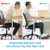 EUREKA ERGONOMIC Fußstütze Verstellbar Fußauflage mit Massagefläche Büro Schreibtisch Fußbank für Büro und Zuhause Schwarz und Grau - 4