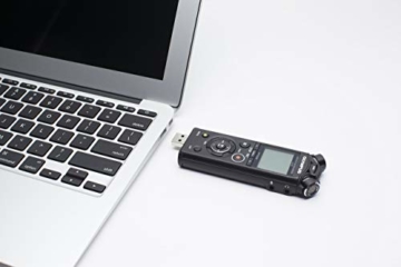 Olympus LS-P4 Hi-Res Audiorekorder mit TRESMIC 3-Mikrofonsystem, integriertem Bluetooth, direkt USB, 2-Mik-Rauschunterdrückung, Fade-in/Fade-out Funktionalität, Trimmen/Overdubbing Bearbeitung und 8GB - 7
