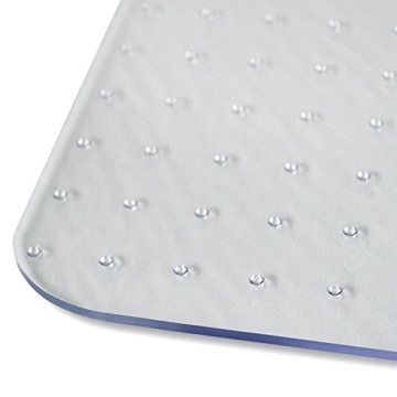 Extrastarke Bodenschutzmatte | transparente Schutzmatte für den Teppich unter Bürostühlen | auch für starke Beanspruchung | Stuhl-Unterlage/Bodenschutz [75x120 cm, Stärke 2,3 mm] - 1