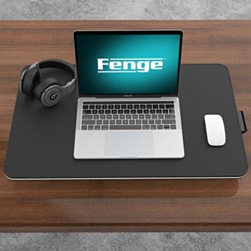 Fenge Sitz-Steh-Schreibtisch Aufsatz Höhenverstellbare ergonomische Büro Workstation für PC Computer Bildschirm Laptop SD255001WB - 2