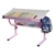 IDIMEX Kinderschreibtisch Schülerschreibtisch Carina in rosa pink, Schreibtisch höhenverstellbar und neigungsverstellbar - 1