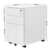 SONGMICS Stahl Rollcontainer mit 3 Schubladen und Hängeregistratur Abschließbarer Büroschrank, Schrankkorpus Vormontiert, 39 x 60 x 52 cm Weiß OFC60WT - 4