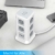 TESSAN 11 Fach Steckdosenleiste (2500W/10A) 3 USB Mehrfachsteckdose mit Schalter, Mehrfachstecker Steckerleiste Überspannungschutz verteilersteckdose Stromverteiler für Zuhause Büro, 2M, Weiß - 4